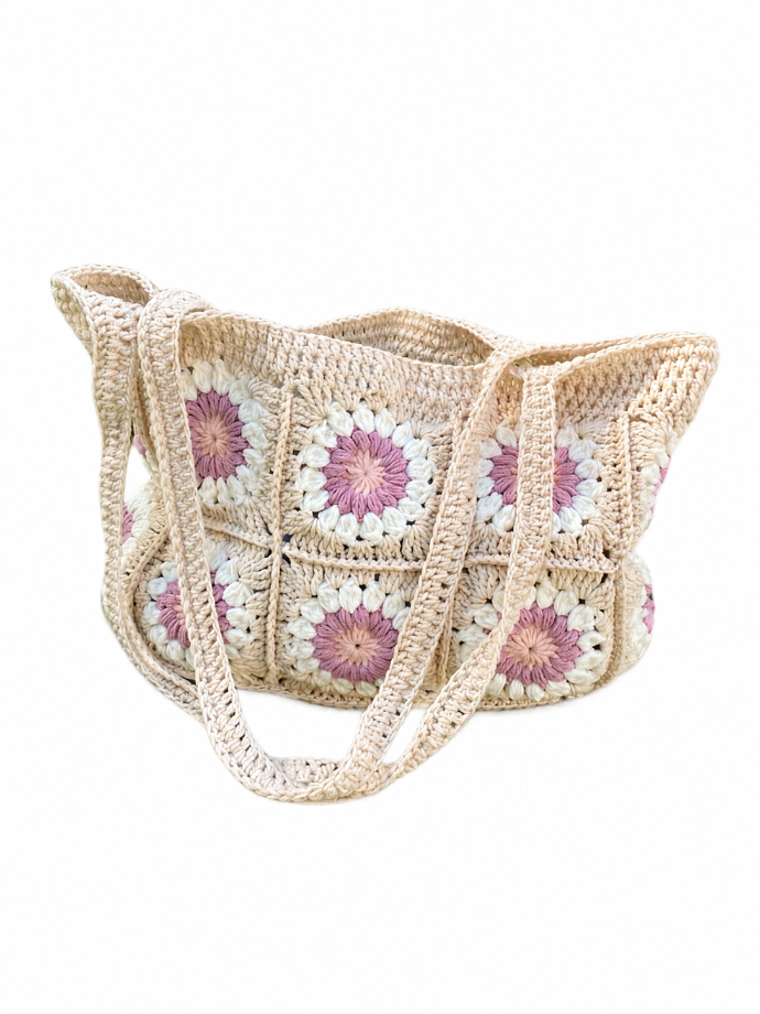 Bolso crochet grannys