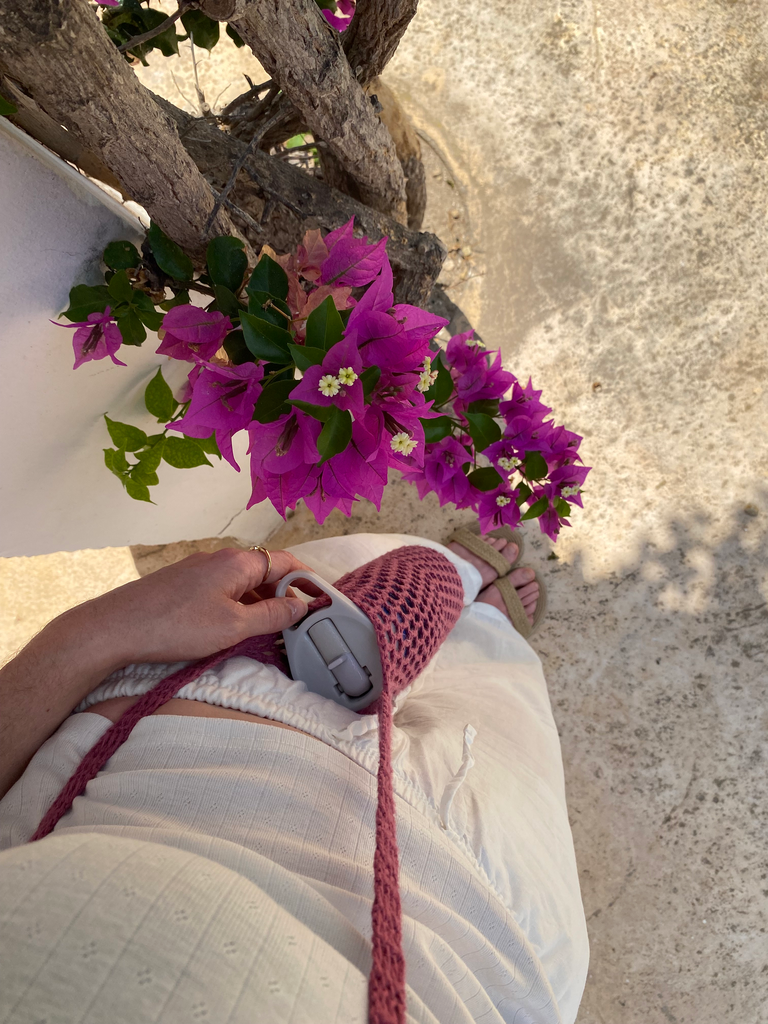 Funda botella crochet