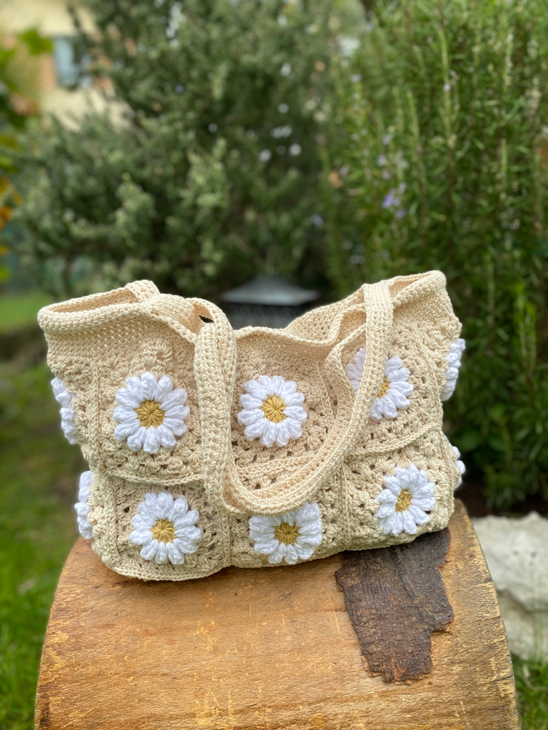 Bolso margaritas grande