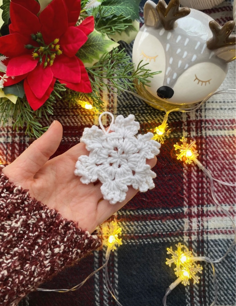 Copo de nieve crochet