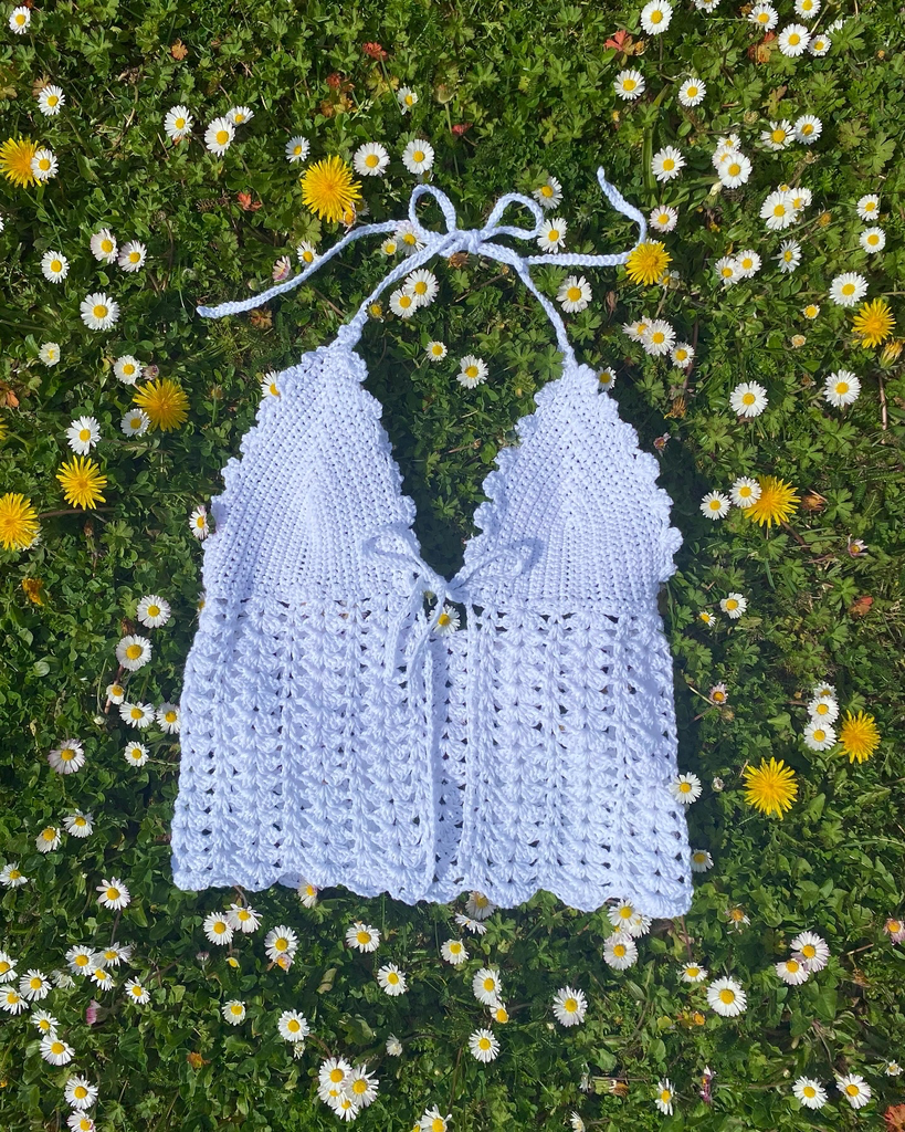 Top cala crochet