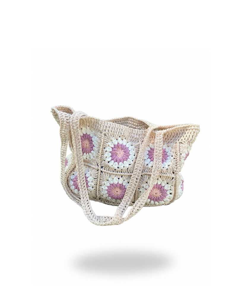 Bolso crochet dahlia