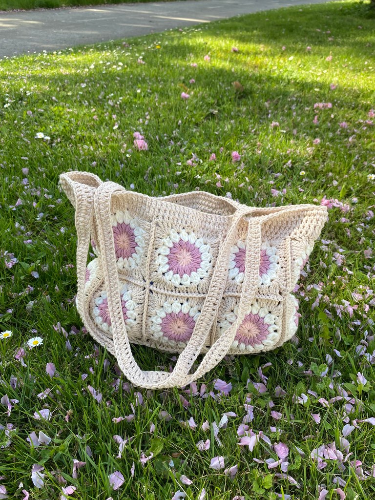 Bolso crochet dahlia