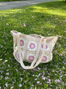 Bolso crochet dahlia